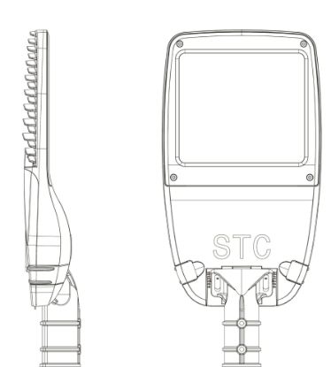 تصویر  چراغ خياباني 180 وات صدفي  SMD-مدل شهاب